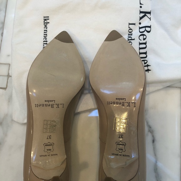L.K.Bennett Audrey Nude Pumps - Picture 6 of 7